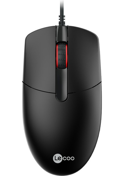 MS103 USB Kablolu 1000DPI 3 Tuşlu Optik Mouse Siyah