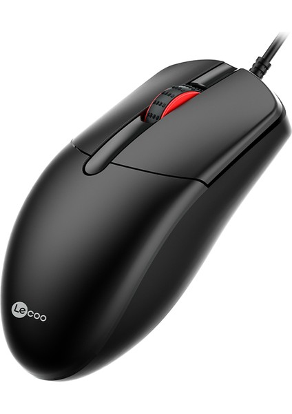 MS103 USB Kablolu 1000DPI 3 Tuşlu Optik Mouse Siyah