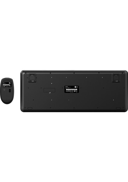 KW202 Kablosuz Türkçe Q Klavye & Mouse Set Siyah