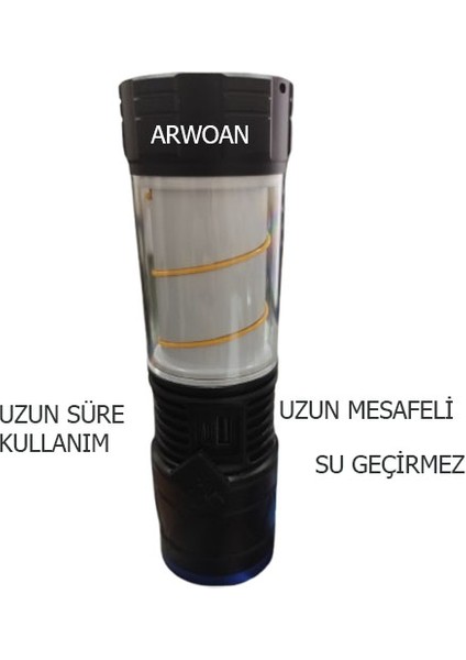 Uzun Mesafeli Güçlü El Feneri Kamp, Avcı Feneri indirimleri