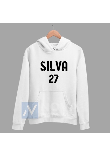 Rafa Futbolcu 27 Numara Forma Baskılı Unisex Kapüşonlu Sweatshirt