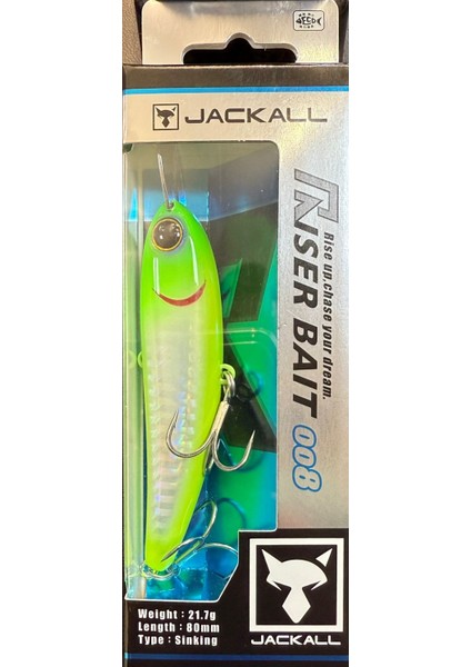 Riser Bait 008 8cm 21.7gr Maket Balık