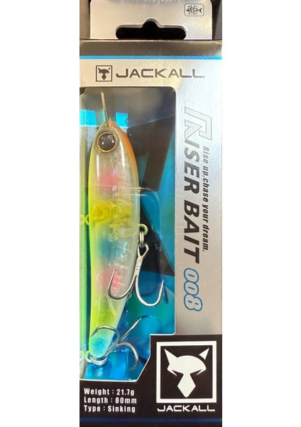 Riser Bait 008 8cm 21.7gr Maket Balık fiyatları