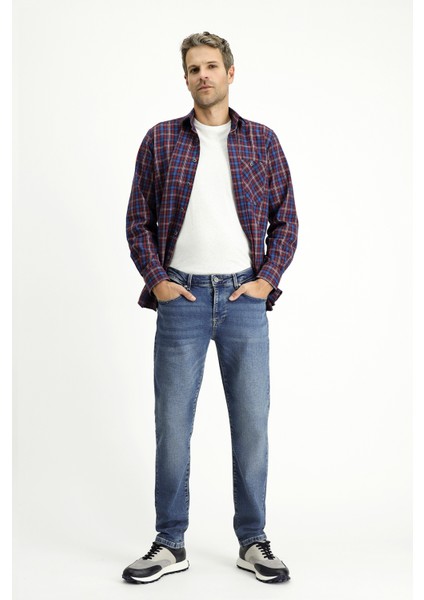 Regular Fit Likralı Denim Pantolon fiyatları