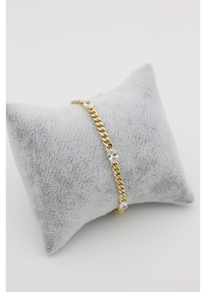 Xupıng Jewelry Ortası Üç Taşlı Bileklik fiyatları