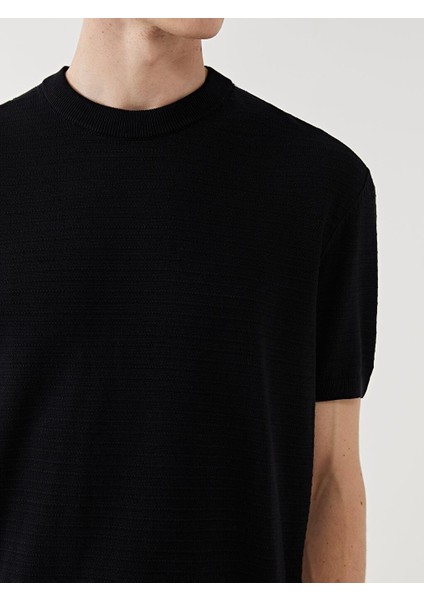 Vision Bisiklet Yaka Kısa Kollu Erkek Triko Kazak modelleri