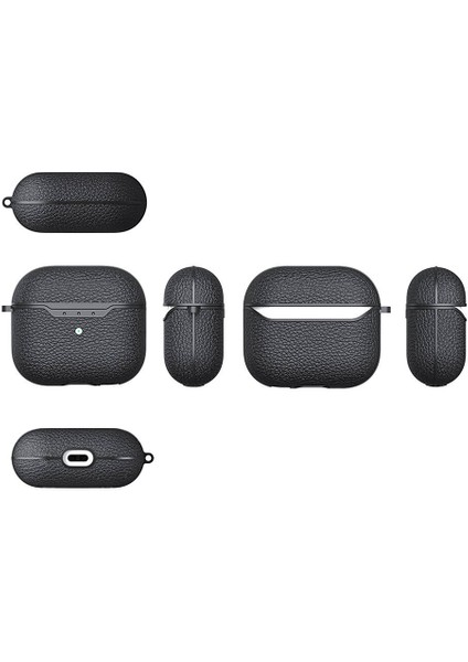 Airpods 4 Kılıf Uyumlu Airbag 03 Silikon-Kırmızı