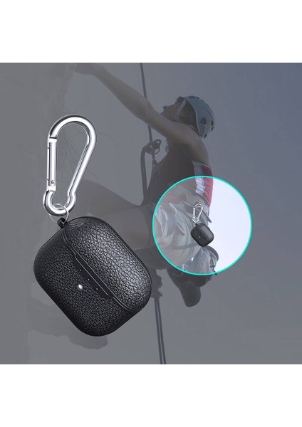 Airpods 4 Kılıf Uyumlu Airbag 03 Silikon-Kırmızı