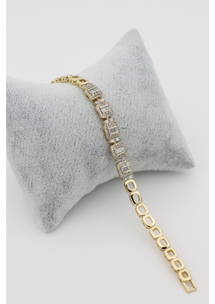 Xupıng Jewelry Baget Zirkon Taşlı Bileklik
