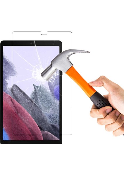 Galaxy Tab A7 Lite T225 Uyumlu Zore Tablet Temperli Cam Ekran Koruyucu-Renksiz