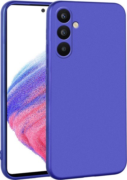 Galaxy A34 Kılıf Premier Silikon Kapak-Saks Mavi