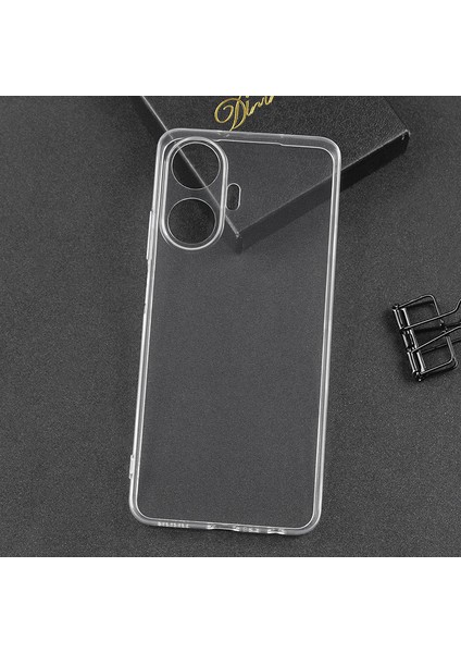 Realme C55 Kılıf Süper Silikon Kapak-Renksiz indirimleri