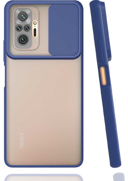 Xiaomi Redmi Note 10 Pro Kılıf Lensi Kapak-Lacivert