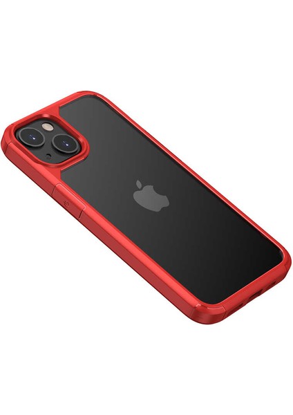 Apple iPhone 13 Kılıf Roll Kapak-Kırmızı