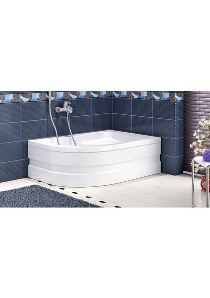 Ferısya Asimetrik Oval Mini Küvet 80*100