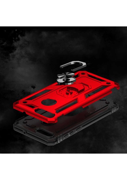 Huawei P Smart Kılıf Vega Kapak-Kırmızı fırsatları