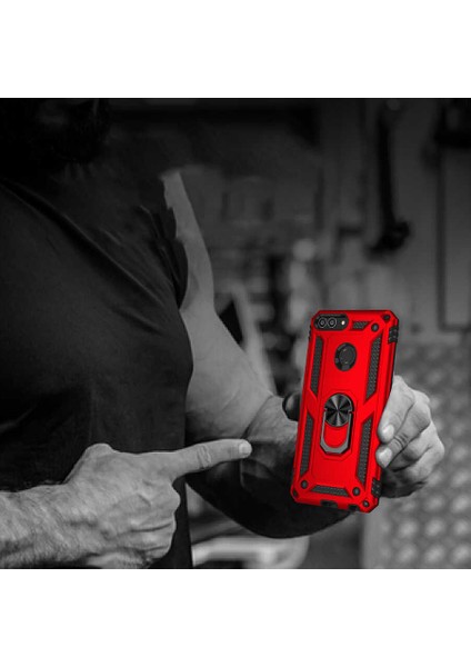 Huawei P Smart Kılıf Vega Kapak-Kırmızı indirimleri