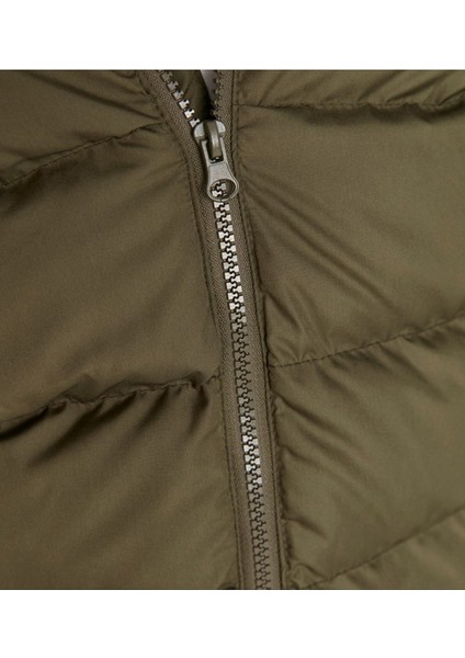 Erkek Çocuk Su ve Rüzgar Geçirmez Kapüşonlu Coat Şişme Mont_siyah fırsatları