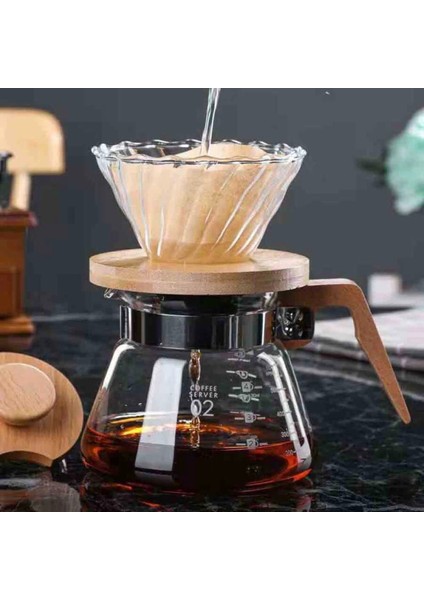 Kahve Sürahisi Ahşap Sap - 600 ml Vcwn-60 modelleri