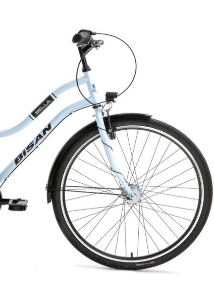 Bella 28 Jant 46 cm Şehir Bisiklet Buz Mavi Siyah fiyatları