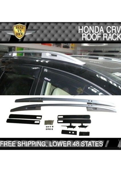Honda Crv Uyumlu Tavan Çıtası 2006 2012 Oem Style Silver Gümüş