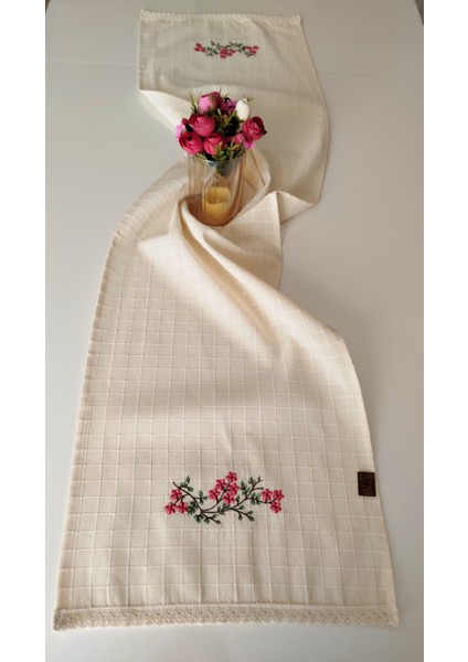 Buldan Monica Kumaş Otantik Nakışlı 40 x 145 cm Runner