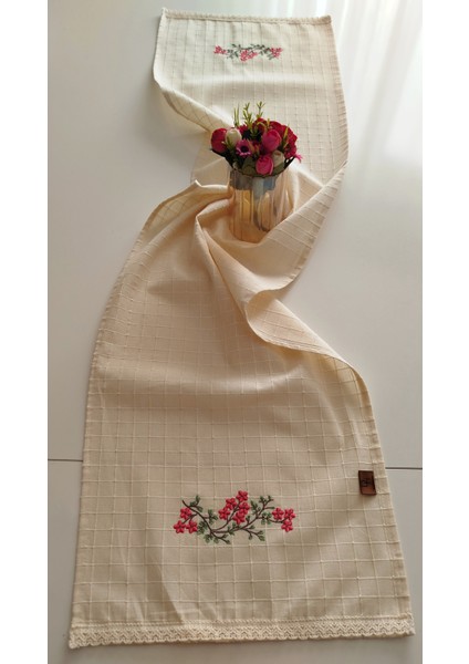 Buldan Monica Kumaş Otantik Nakışlı 40 x 145 cm Runner modelleri