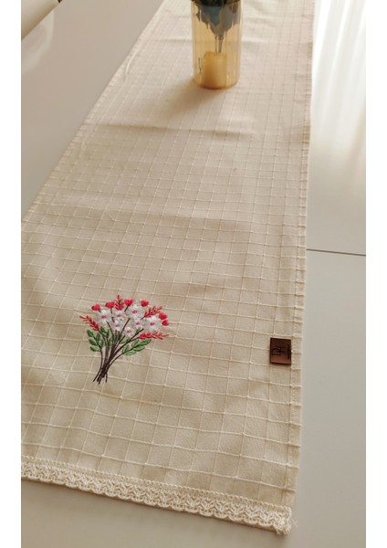 Buldan Monica Kumaş Otantik Nakışlı 40 x 145 cm Runner fırsatları