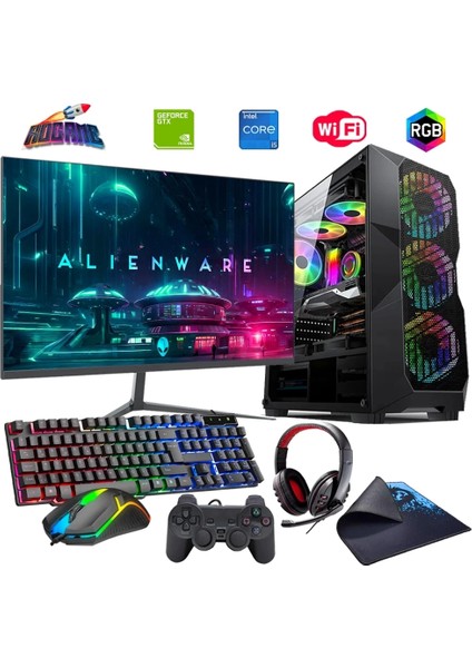 I5 13400F 32GB Ddr4 1tb M2 4gb GTX1650 27" 165Hz Mon. Oyun Bilgisayarı (Gaming Set)