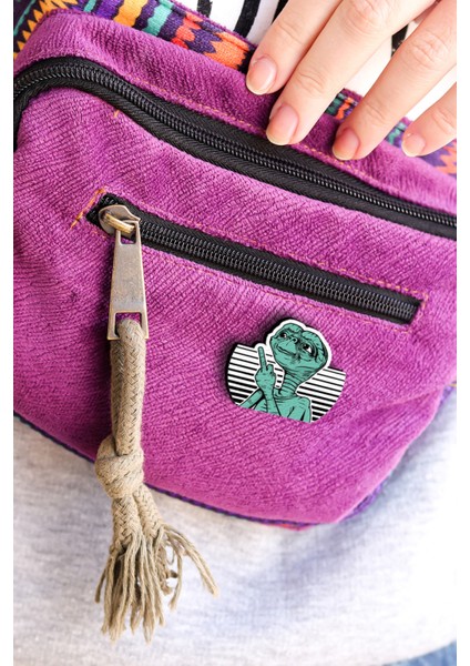 E.t. The Extra Terrestrial - Rozet - Ahşap - Pin - Broş - Yaka Çanta Aksesuar