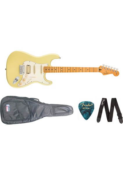 Player 2 Stratocaster Hss Mn Hialeah Yellow Elektro Gitar