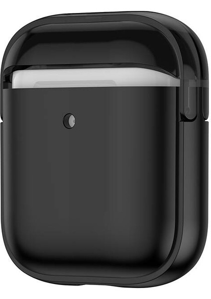 Airpods Uyumlu Airbag 36 Darbelere Karşı Dayanıklı Kılıf-Siyah