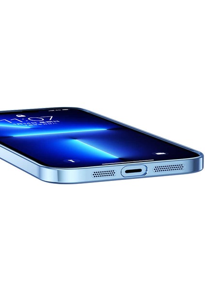 Apple iPhone 14 Plus Kılıf Wireless Şarj Özellikli Sert Pc Riksos Magsafe Kapak-Mavi modelleri