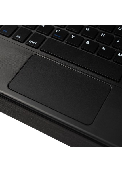 Galaxy Tab A 8.0 (2019) Uyumlu Border Keyboard Bluetooh Bağlantılı Standlı Klavyeli Tablet Kılıf