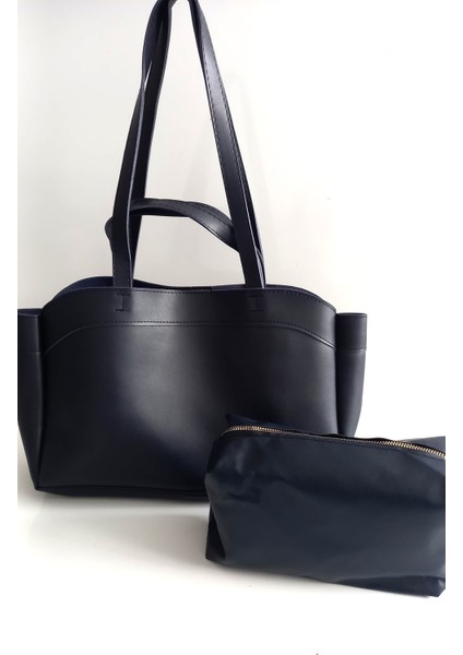 Kadın Deri Tote Çanta Çift Askılı Yavrulu El ve Omuz Çantası fiyatları