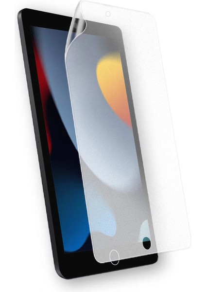 Apple iPad 10.2 (8.nesil) Kağıt Hisli Mat Uyumlu Davin Paper Like Tablet Ekran Koruyucu-Renksiz