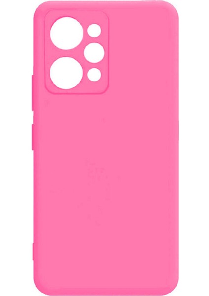 Xiaomi Redmi 12 Kılıf Biye Silikon-Pembe