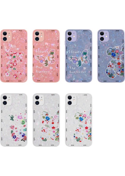 Apple iPhone 11 Kılıf Desenli Sert Silikon Mumila Kapak-Lilac Bear fiyatları