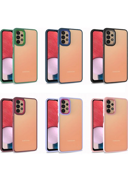 Galaxy A13 4g Kılıf Flora Kapak-Kırmızı fiyatları