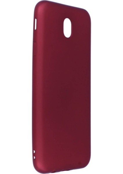 Samsung Galaxy J5 Pro Premium Silikon Kılıf Bordo