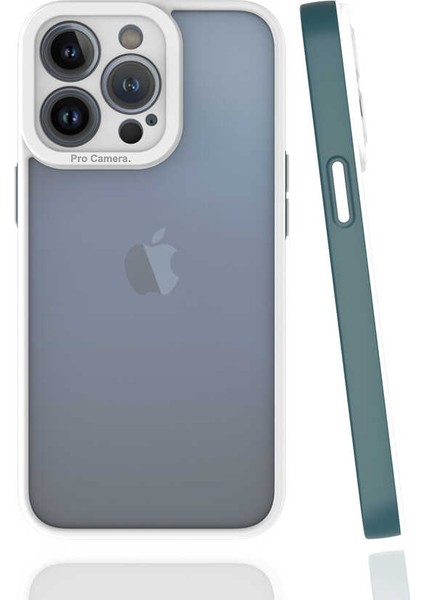 Apple iPhone 13 Pro Kılıf Mima Kapak-Koyu Yeşil