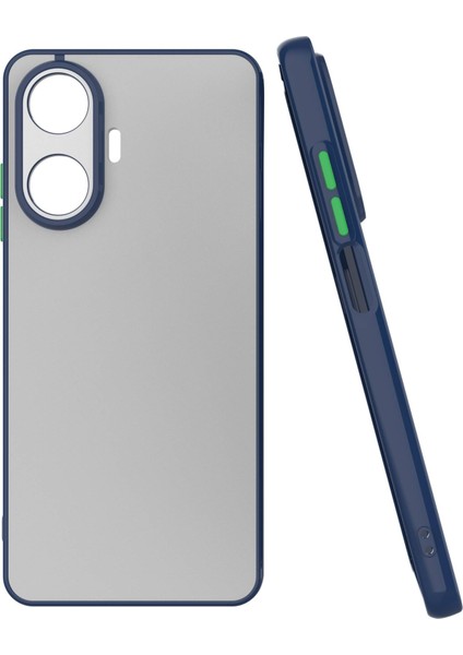 Realme C55 Kılıf Zore Hux Kapak-Lacivert