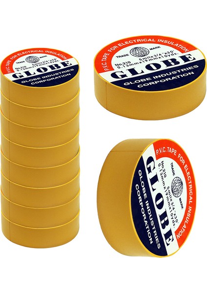 İzole Bant Sarı 10'luk 0.13 mm x 19 mm (4881)