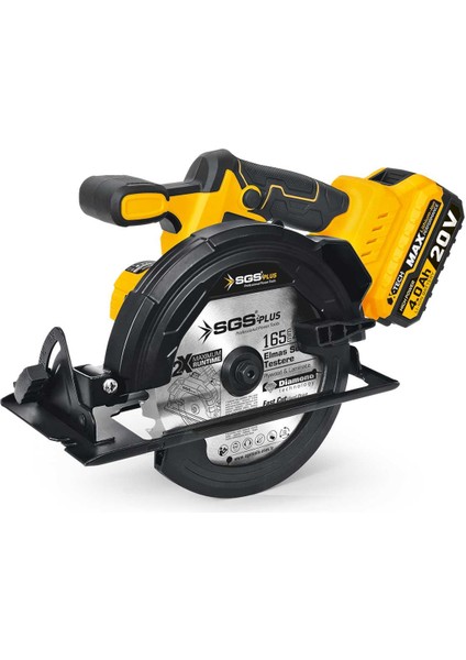 5541 Kömürsüz Akülü Sunta Kesme 165MM Tek Akülü 20V 4AH