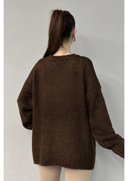 Oversize Buklet Kadın Kazak - Sıcak Tutan ve Modern Şıklık Sunan Kışlık Tasarım fiyatları