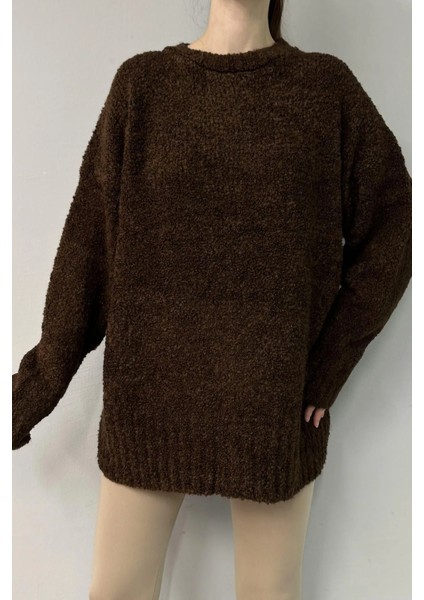 Oversize Buklet Kadın Kazak - Sıcak Tutan ve Modern Şıklık Sunan Kışlık Tasarım fırsatları