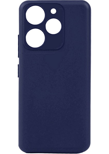 Tecno Spark 10 Pro Kılıf Biye Silikon-Lacivert
