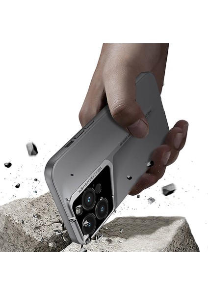 Apple iPhone 14 Pro Max Kılıf Ultra Ince Kamera Korumalı Sert Rubber Procase Kapak-Siyah fırsatları