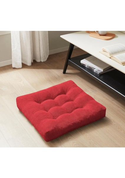 Dekoratif Rual Yer Oturma & Paleti Minderi 55 x 55 x 10 cm Yoga Minderi Bahçe Balkon Minderi