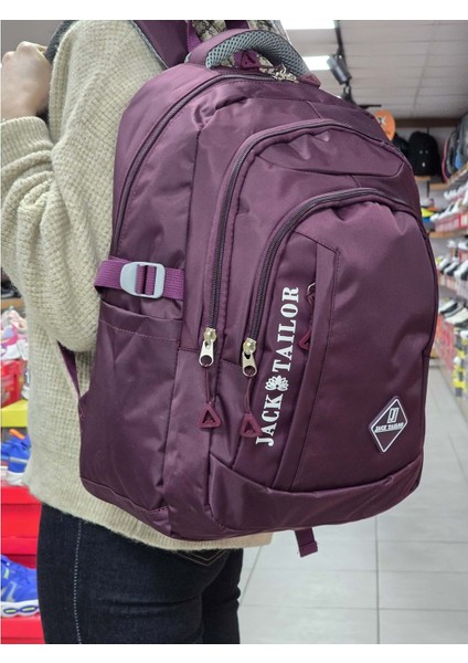 Jack Taılor 2110-60020 Unisex Anatomik Sırt Destekli Günlük ve Okul Sırt Çantası - NKT02110-MOR-TEKEBAT modelleri